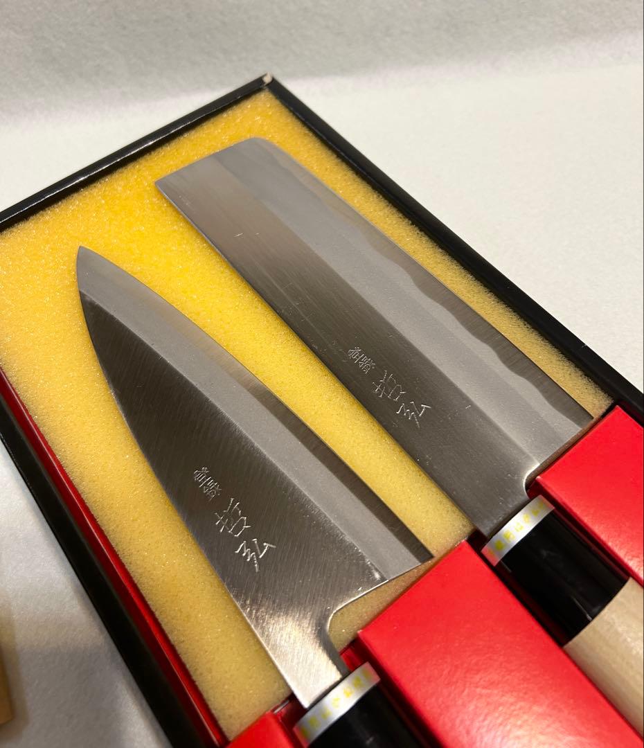 御料理包丁 哲弘 和包丁 2P 鋼 はがね 登録 哲弘 本職用鋼使用