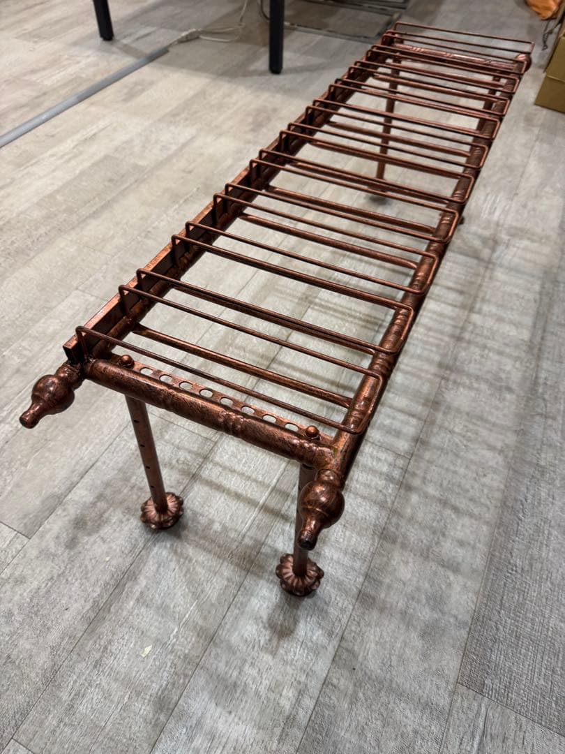 ワインラックヴィンテージ金属製1200×300