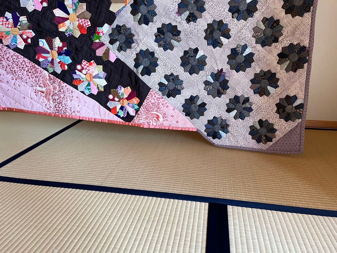 パッチワーク　タペストリー　和柄