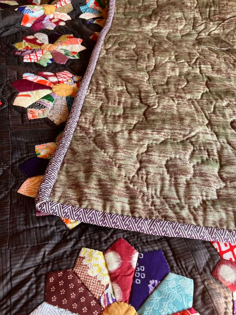 パッチワーク　タペストリー　和柄