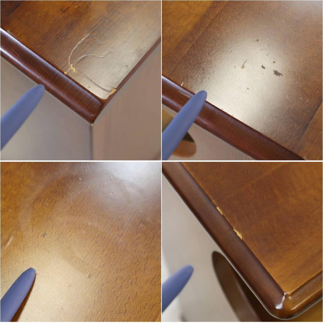 カリモク家具 コロニアル 電話台 FAX台 引き出し2杯 観音扉付き収納