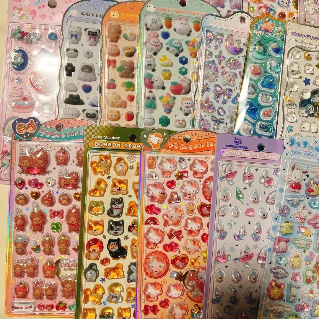 【国内正規品】64枚ボンボンドロップシールまとめ売り