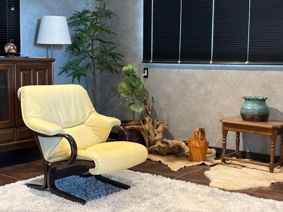 富士ファニチア　FUJI FUNITURE 曲木ソファ　ベージュ　ソファ IN