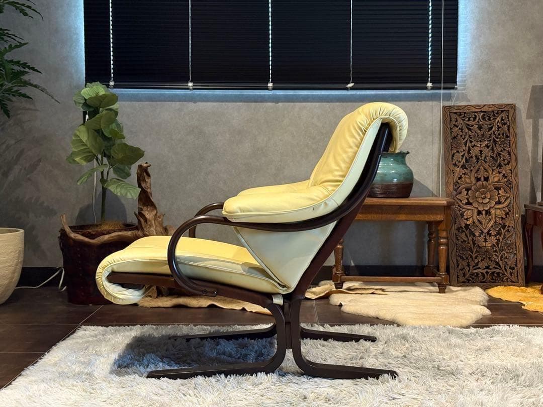 富士ファニチア　FUJI FUNITURE 曲木ソファ　ベージュ　ソファ IN