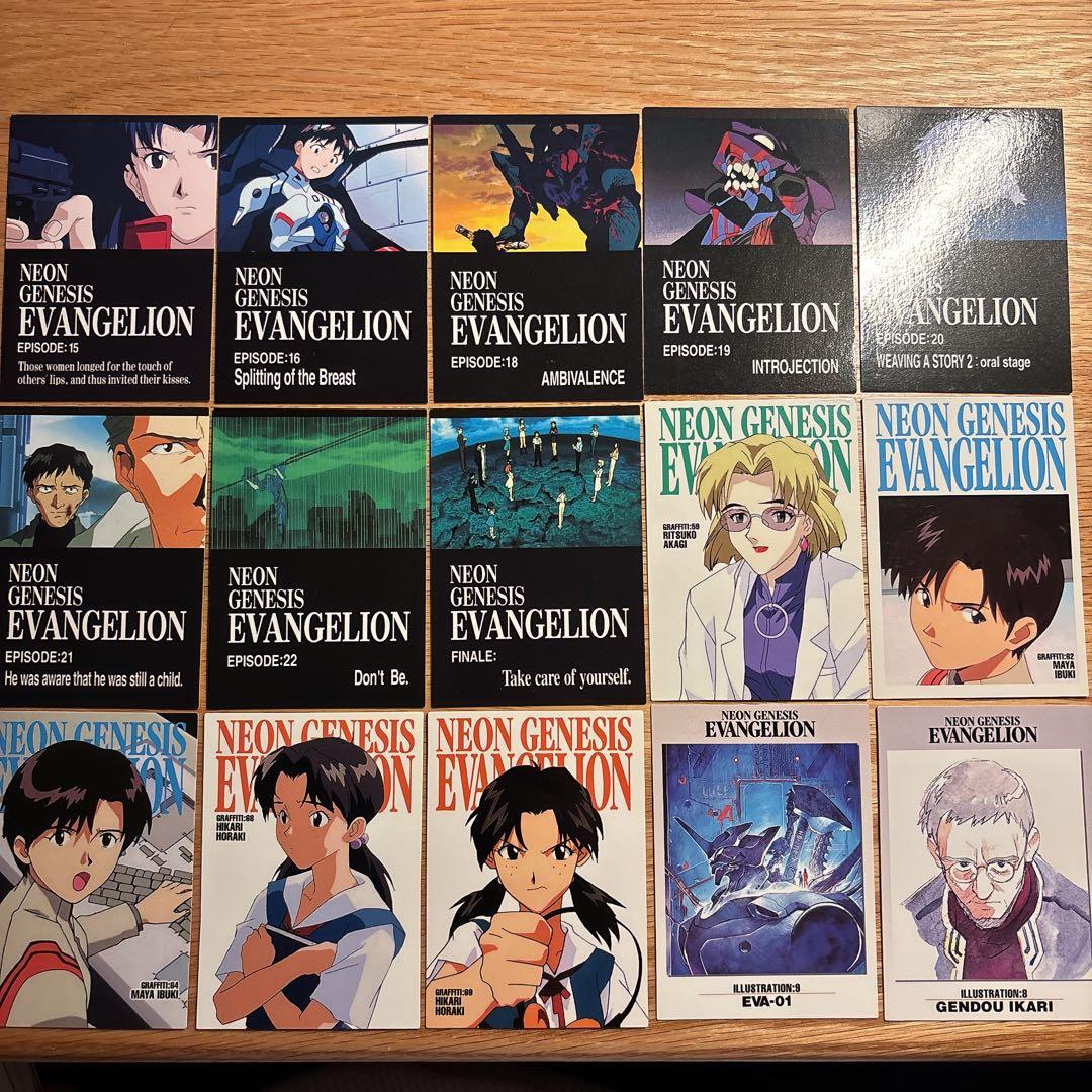 カードダスマスターズ 新世紀エヴァンゲリオン　ノーマルカード 156枚　希少