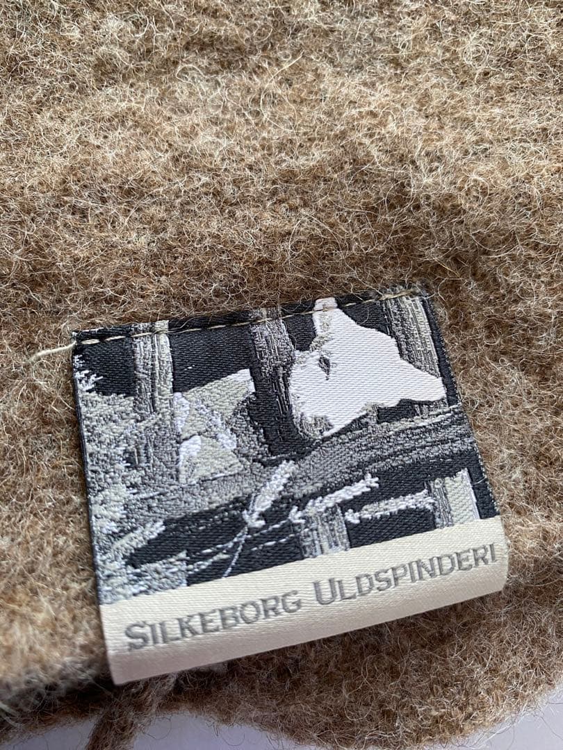 新品同様◆ウール ブランケット シルケボープレード ダナーヤ ひざ掛け