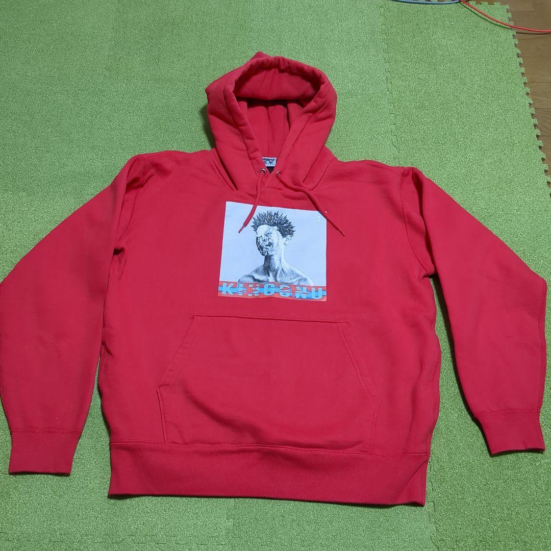 King Gnu オフィシャルパーカー 白日 Lサイズ赤 - メルカリ