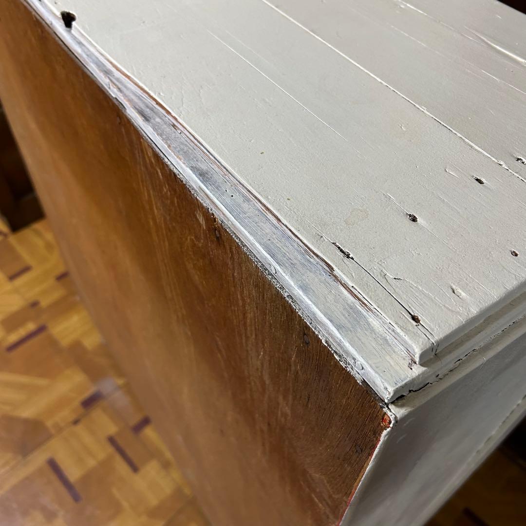 リペイント　古家具　戸棚
