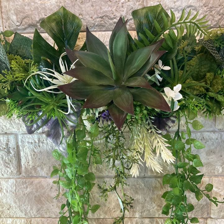 光触媒　人工観葉植物　ウォールグリーン　フェイク　フラワー40530