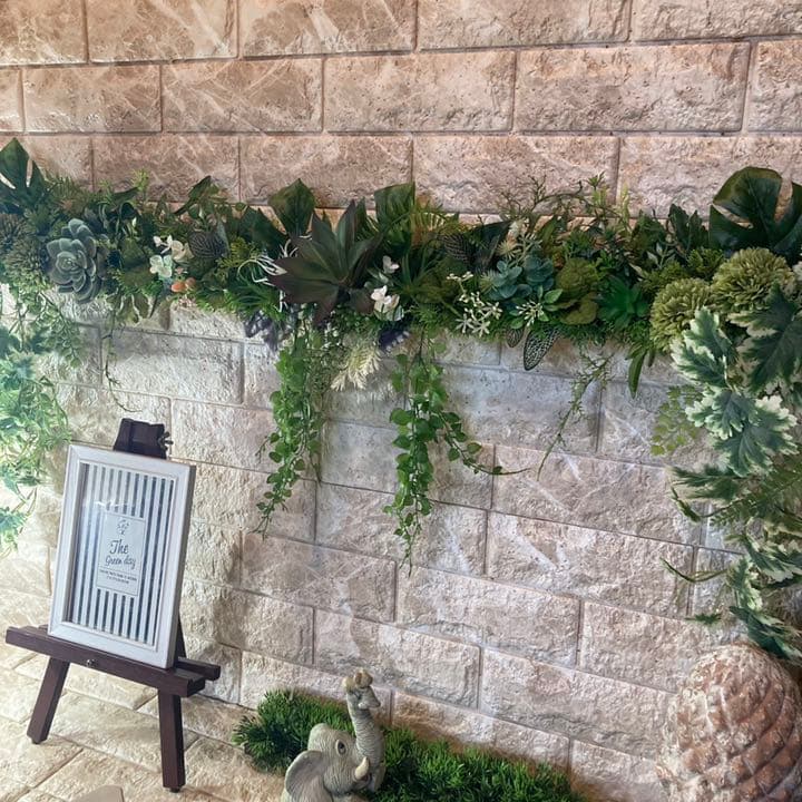 光触媒　人工観葉植物　ウォールグリーン　フェイク　フラワー40530