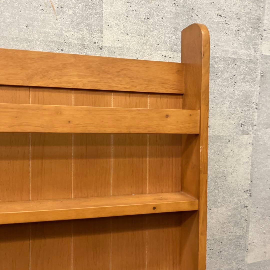 北欧レトロ 木製飾り棚 3段 立て掛け ブックスタンド 本立て 飾り棚 古家具