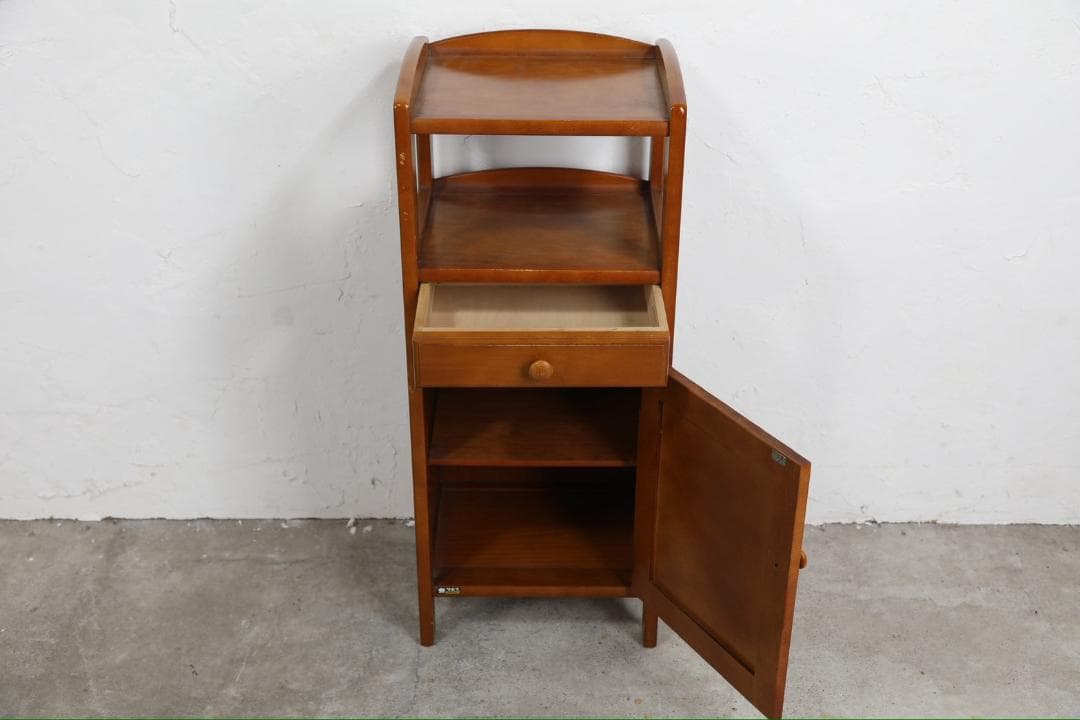 『karimoku』カリモク 電話台 飾棚 キャビネット 花台 RWmis68