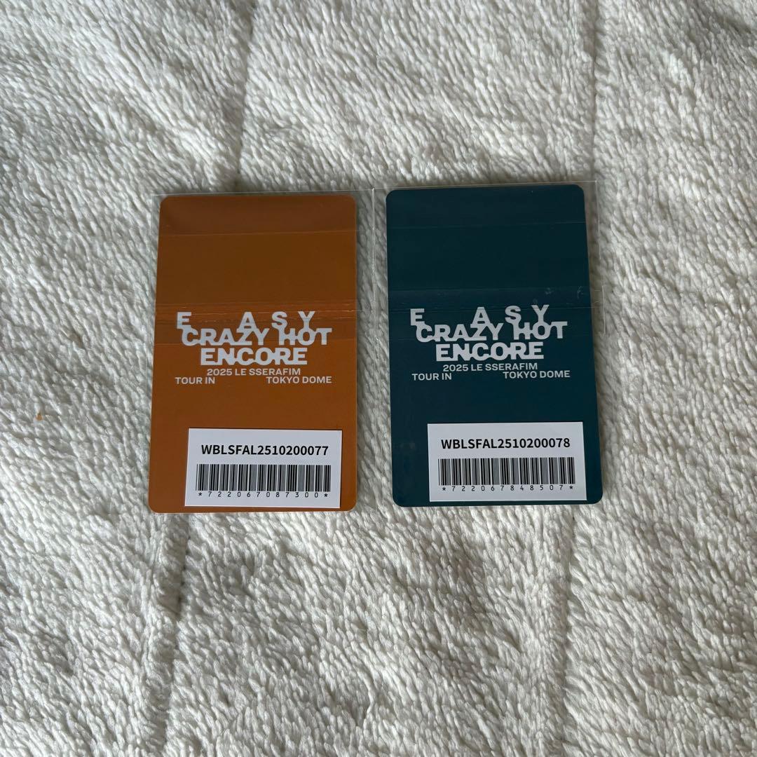 LE SSERAFIM ユンジン トレカ 東京ドーム ラキドロ 2日間セット - メルカリ