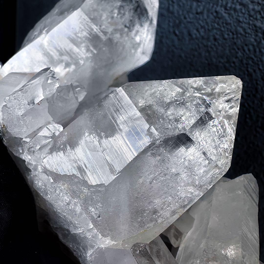 希少❗️高級品 ❗虹入り☆超綺麗♡超強いパワー ヒマラヤ水晶 クラスターA1481