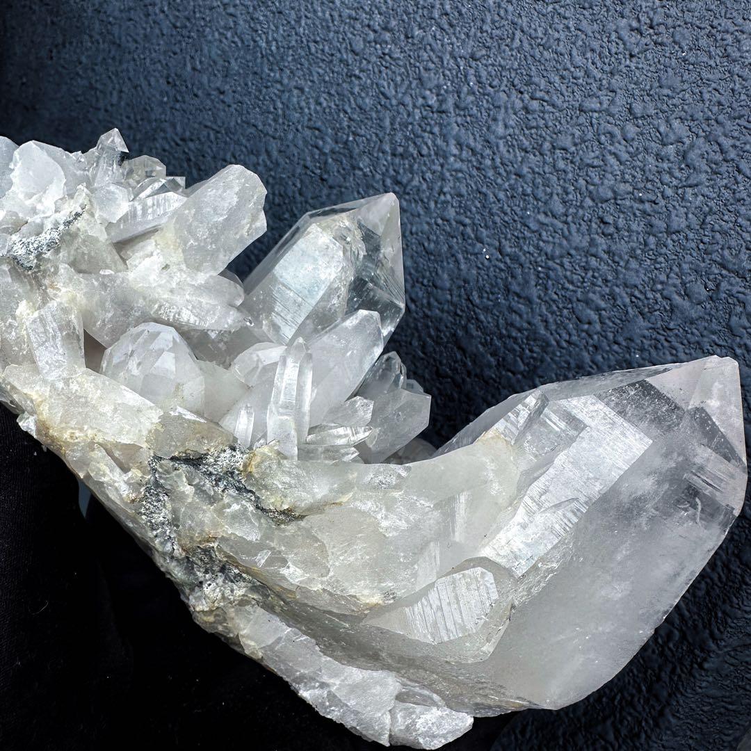 希少❗️高級品 ❗虹入り☆超綺麗♡超強いパワー ヒマラヤ水晶 クラスターA1481