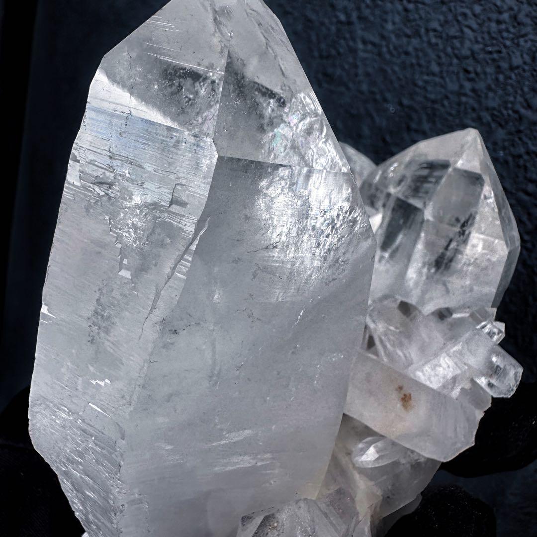 希少❗️高級品 ❗虹入り☆超綺麗♡超強いパワー ヒマラヤ水晶 クラスターA1481