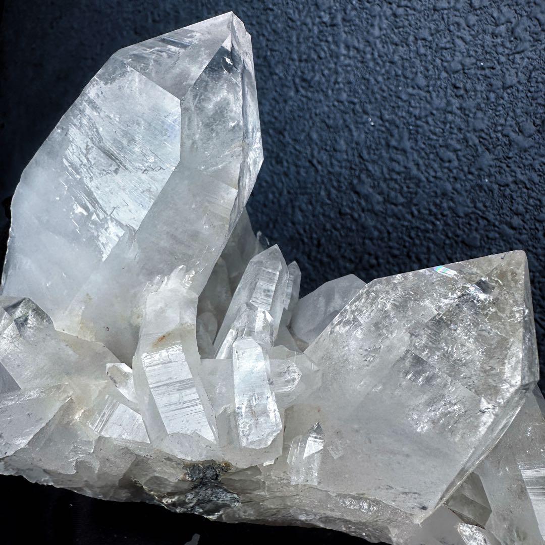 希少❗️高級品 ❗虹入り☆超綺麗♡超強いパワー ヒマラヤ水晶 クラスターA1481