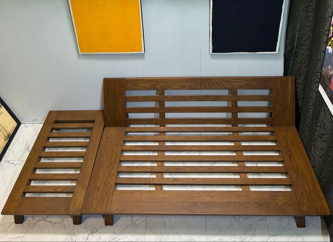 Sabisabi ソファ3人掛け【背もたれフラットタイプ】 オットマン