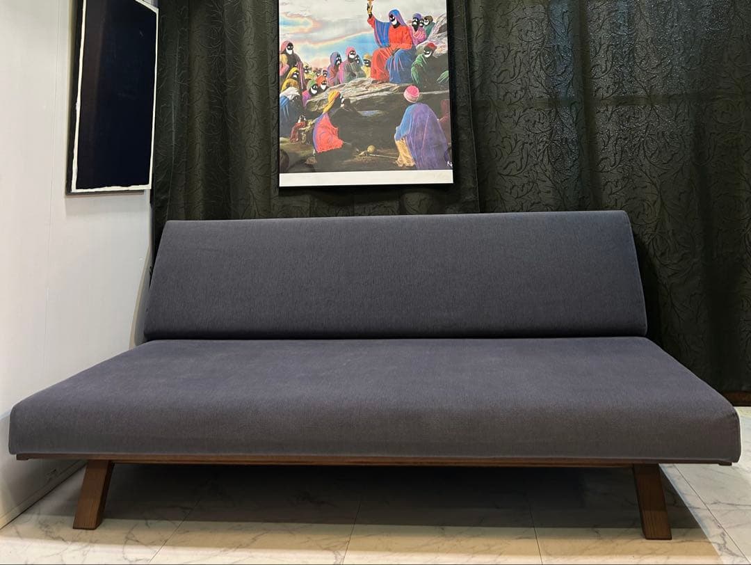 Sabisabi ソファ3人掛け【背もたれフラットタイプ】 オットマン