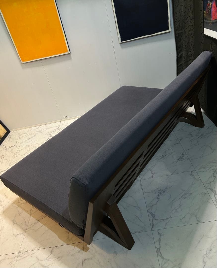 Sabisabi ソファ3人掛け【背もたれフラットタイプ】 オットマン