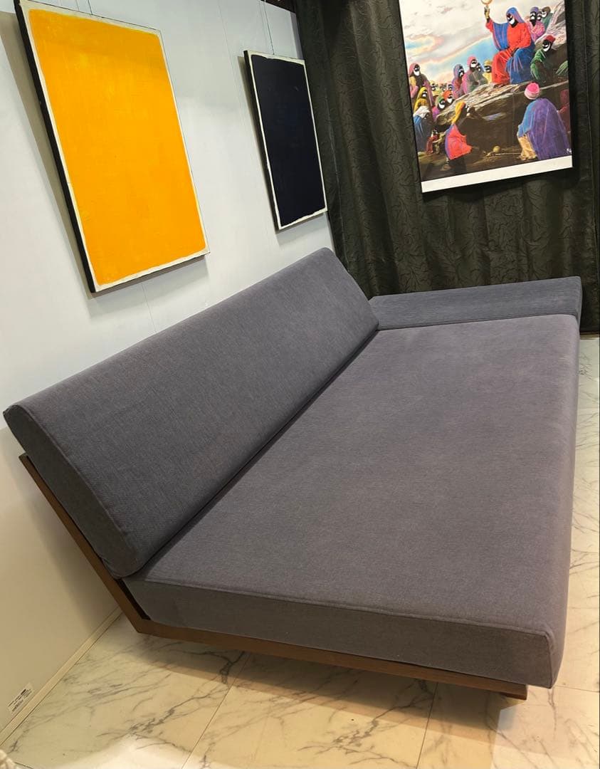 Sabisabi ソファ3人掛け【背もたれフラットタイプ】 オットマン