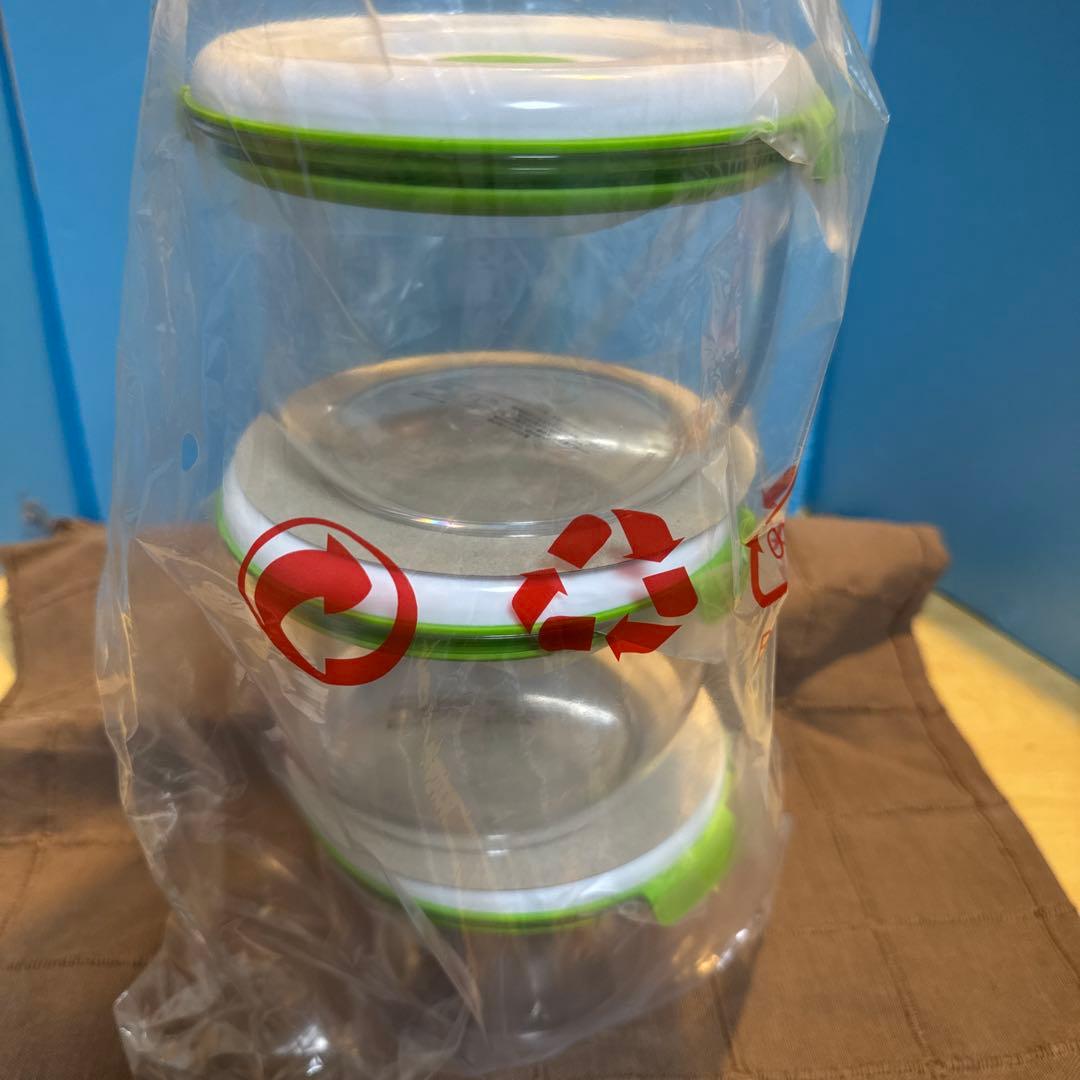 FOSA　フォーサ　真空保存容器　丸　本体　コンテナ10個セット