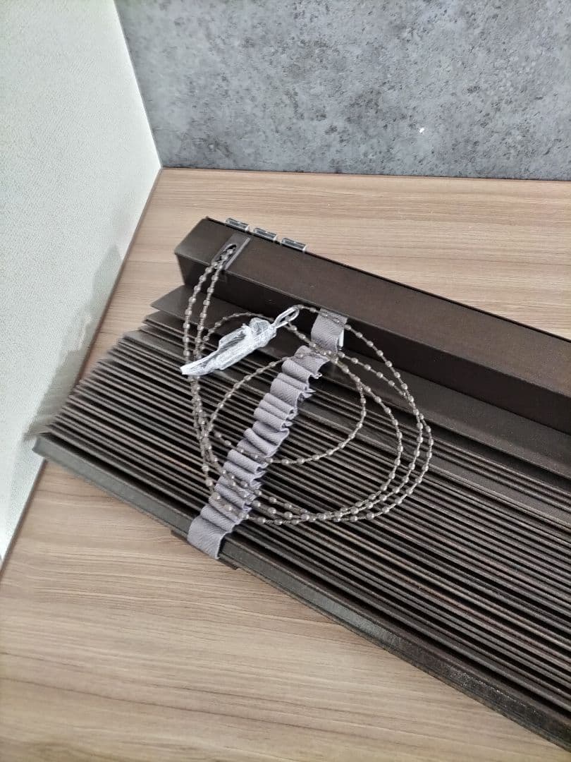 ◆ウッドブラインド◆タチカワ◆W1520×H1230◆Z-2506BL19◆