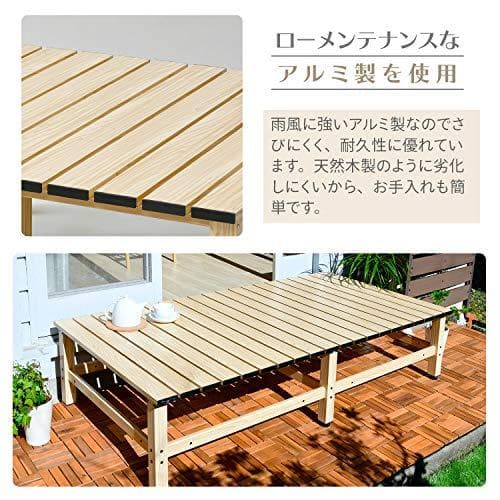 Aガーデンマスター(Gardenmaster) アルミワイド縁台 幅180×奥行