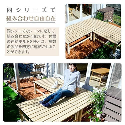 Aガーデンマスター(Gardenmaster) アルミワイド縁台 幅180×奥行