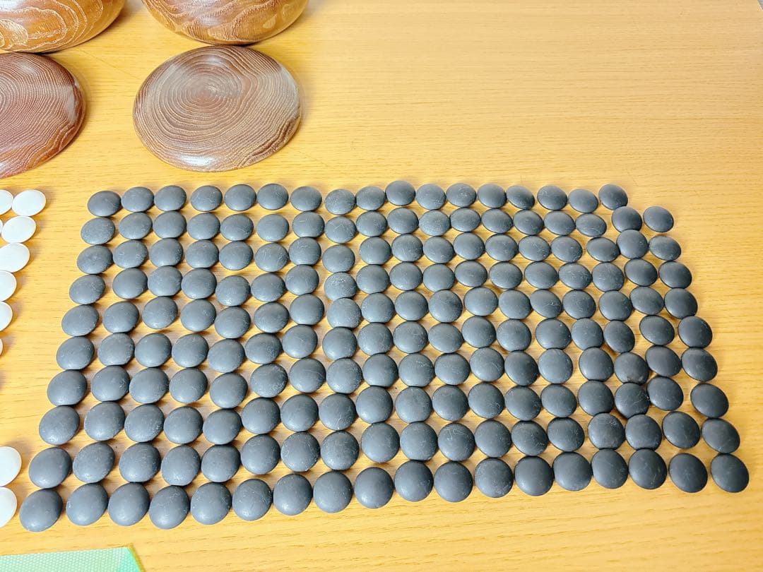 本蛤　雪印　囲碁石 木製 35号　9.9mm 最高級　プロ 　囲碁