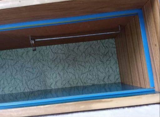 飾り棚　昭和レトロ　アンティーク家具　木製ショーケース　古家具　レトロ家具