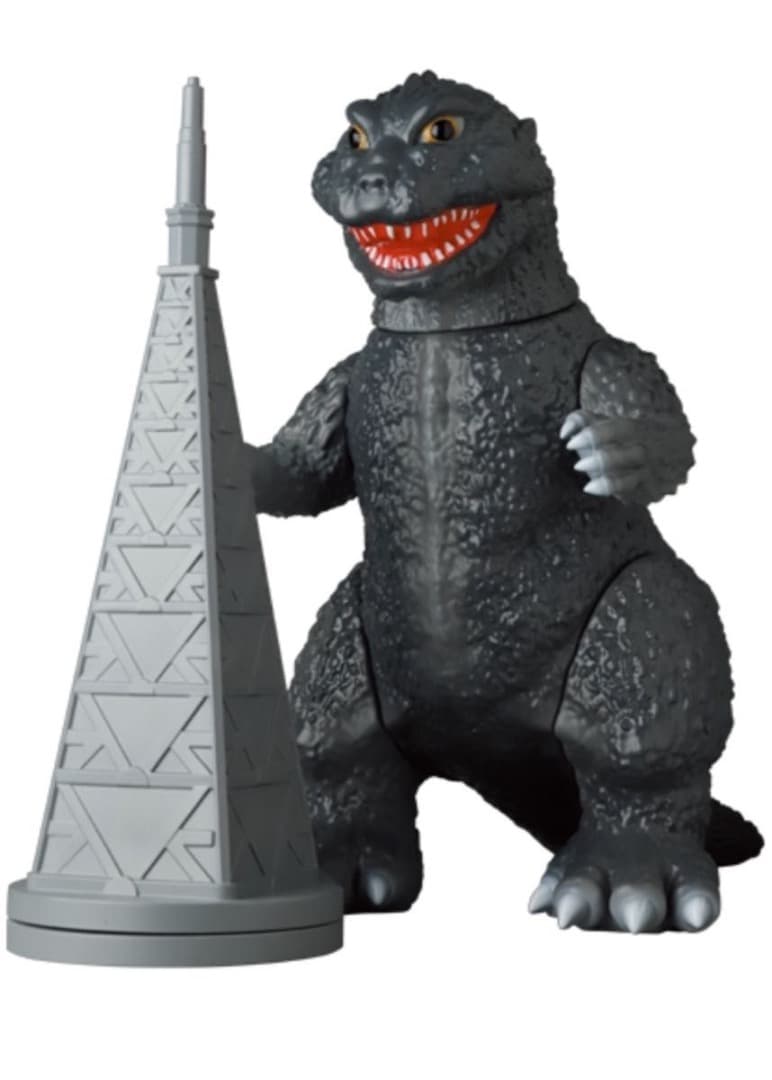 ゴジラ(1954) 第3造形 ギニョール版 テレビ塔襲撃バージョン 安楽安作 MEDICOM TOY - ゴジラ(1954) 第3造形 ギニョール版 テレビ塔襲撃バージョン
