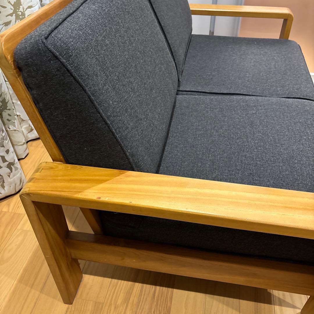 スキャンティーク（SCANTEAK)の2人掛けソファ