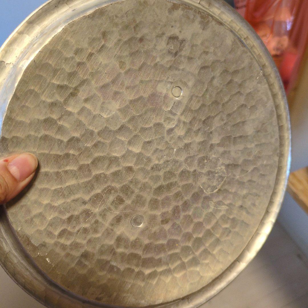 値下げしました アルミ製 両手鍋 ハンマーフィニッシュ