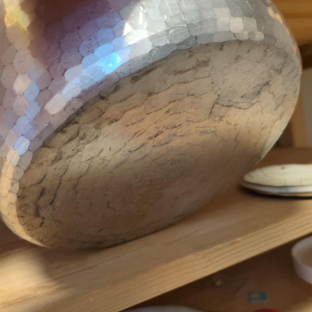 値下げしました アルミ製 両手鍋 ハンマーフィニッシュ