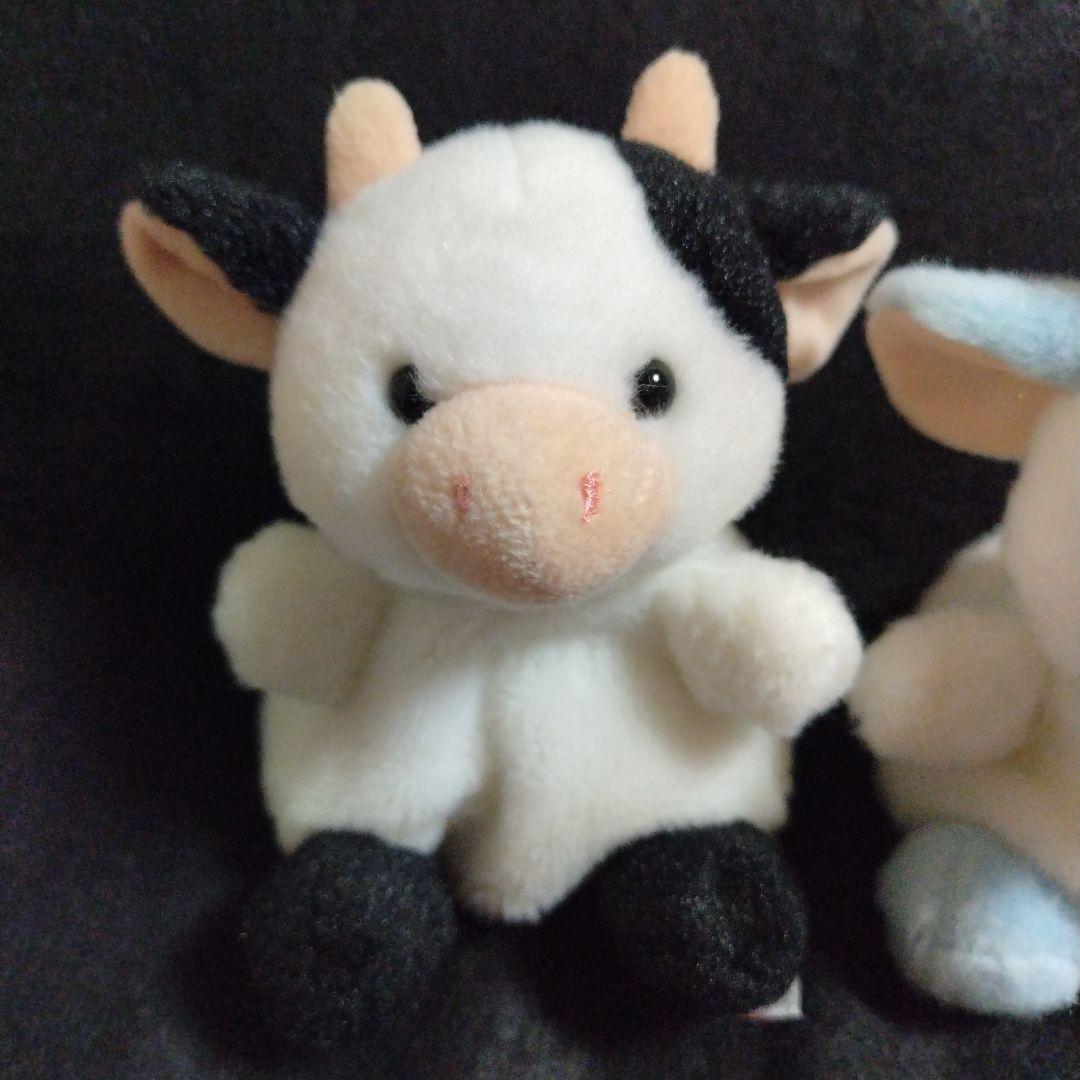 当時物 レトロ AURORA 牛 ぬいぐるみ うし ウシ オーロラ くったり