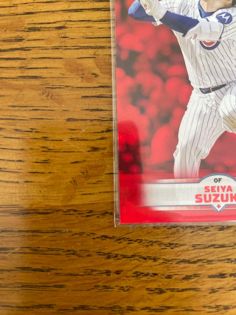 Topps stadium club 2025 鈴木誠也 レッドパラレル - メルカリ