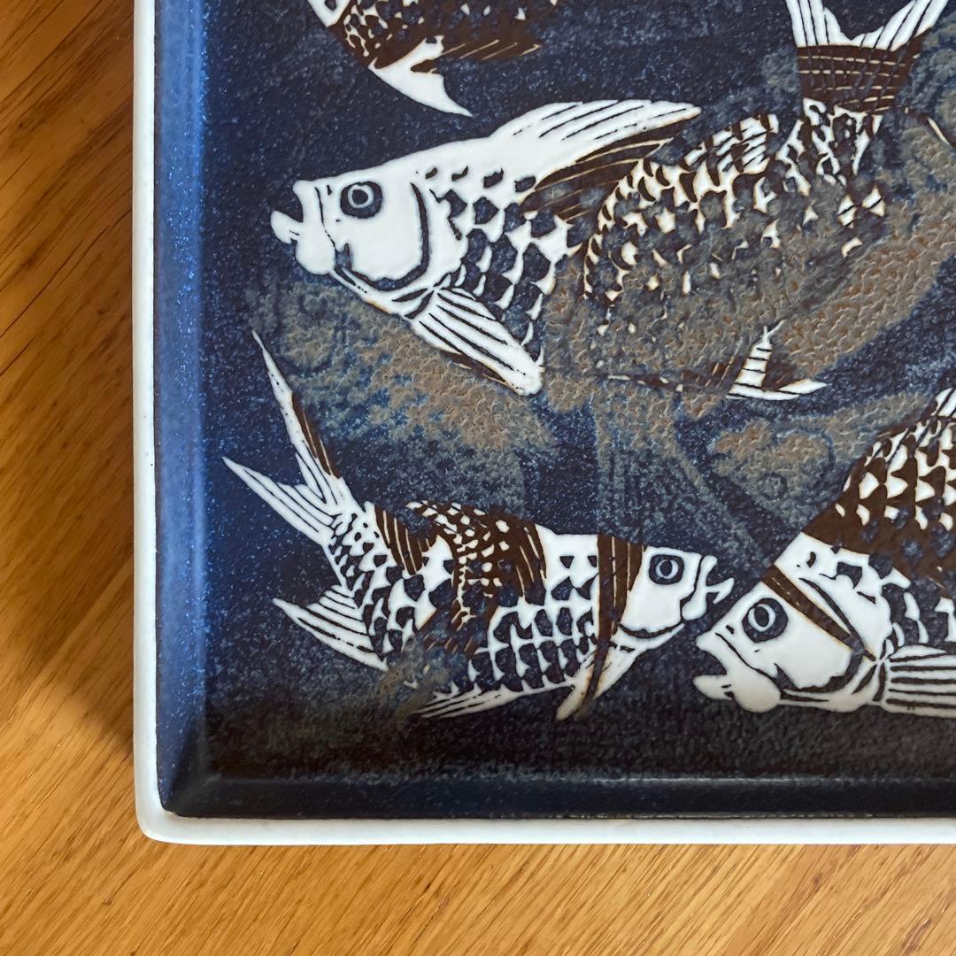 【美品】ロイヤルコペンハーゲン　大判絵皿　ニルス・トーソンデザイン