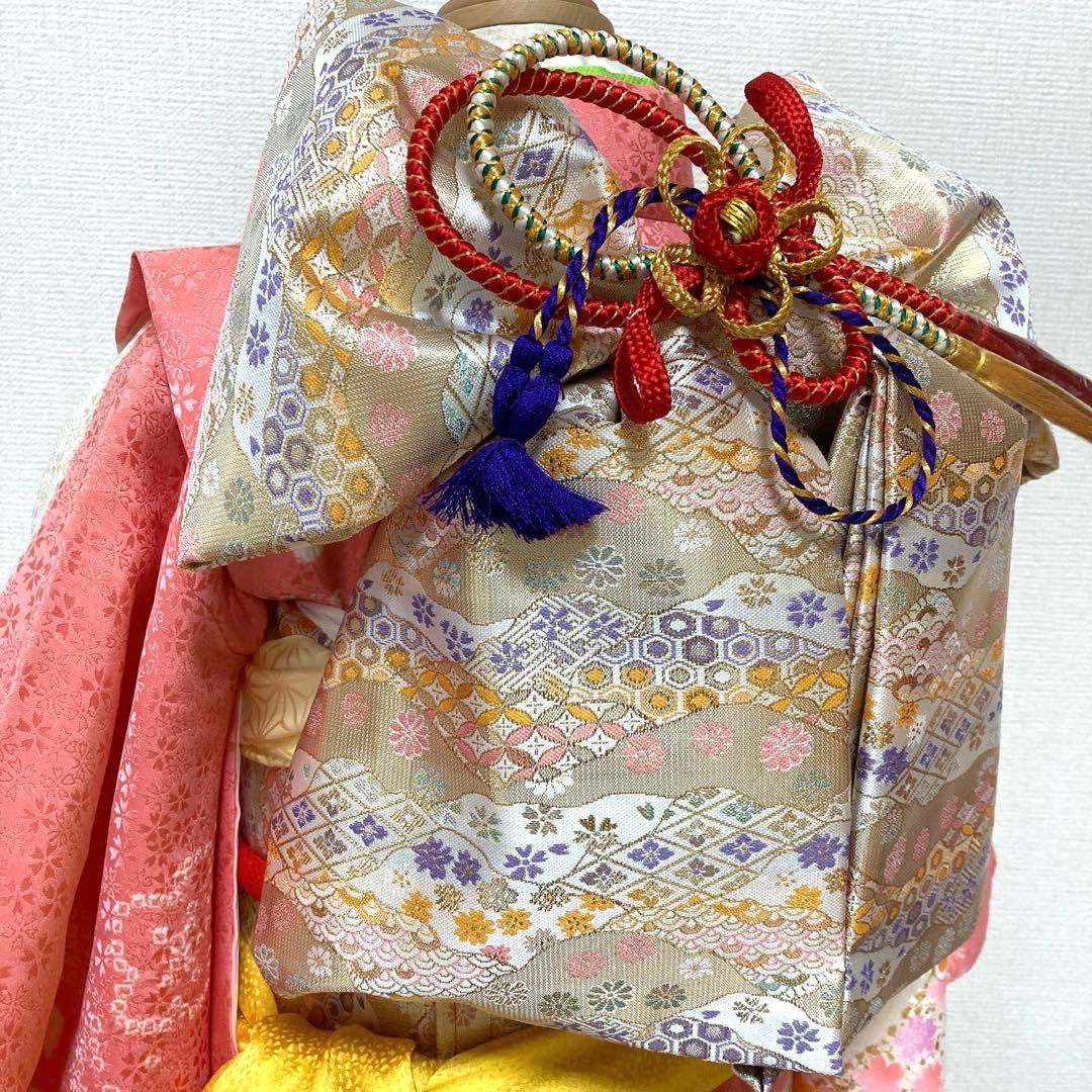 七五三　正絹　着物セット　7歳