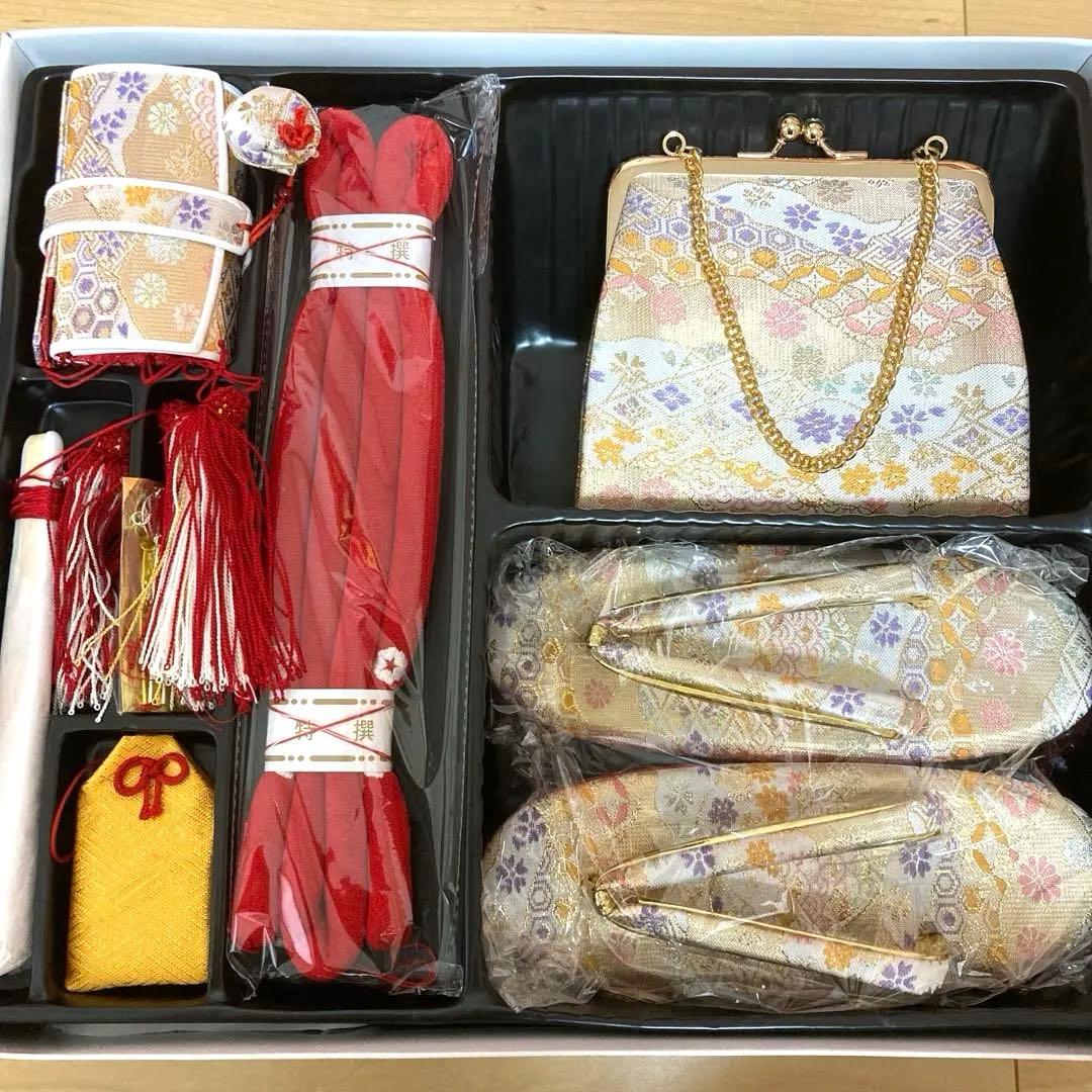 七五三　正絹　着物セット　7歳