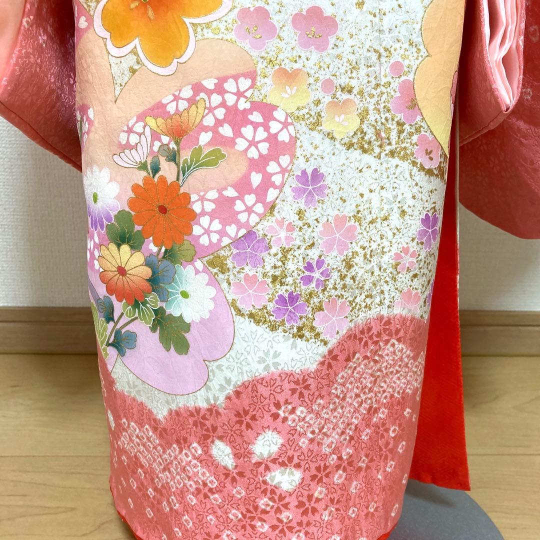 七五三　正絹　着物セット　7歳