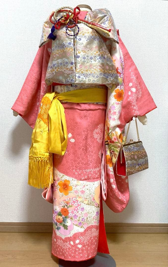 七五三　正絹　着物セット　7歳