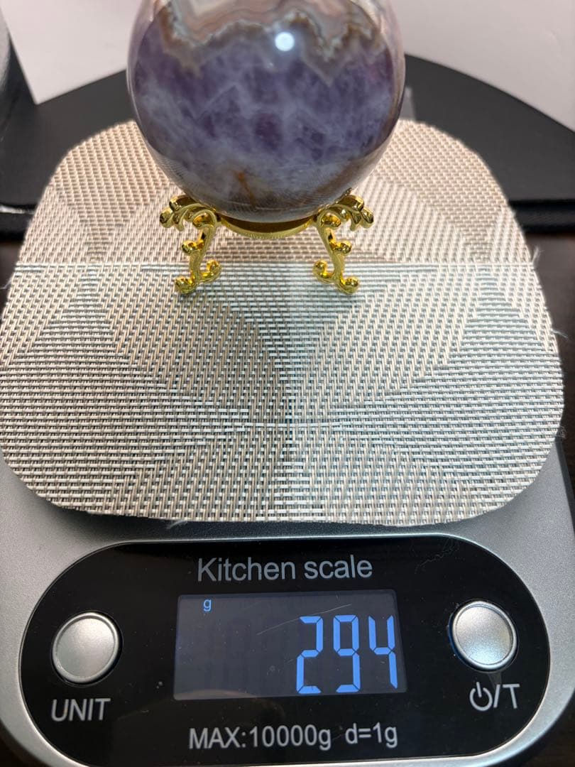 クレイジーアゲートアメジスト スフィア 超美品！ 1166