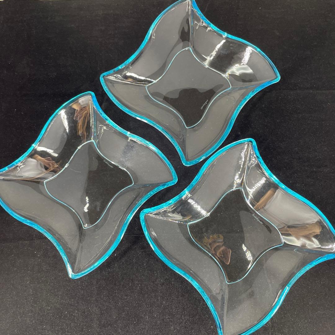 162最終価格❗️ビレロイボッホクリスタル ガラスプレート【ニュー