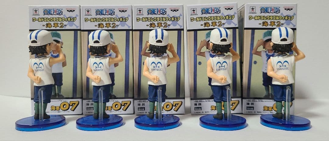 ワンピース　ワーコレ　海兵　フィギュア　５体セット