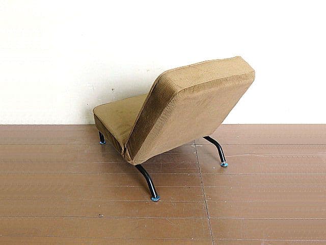 未使用品 ICHIBA/市場 1人掛けソファ「SF-3489BR」 ブラウン