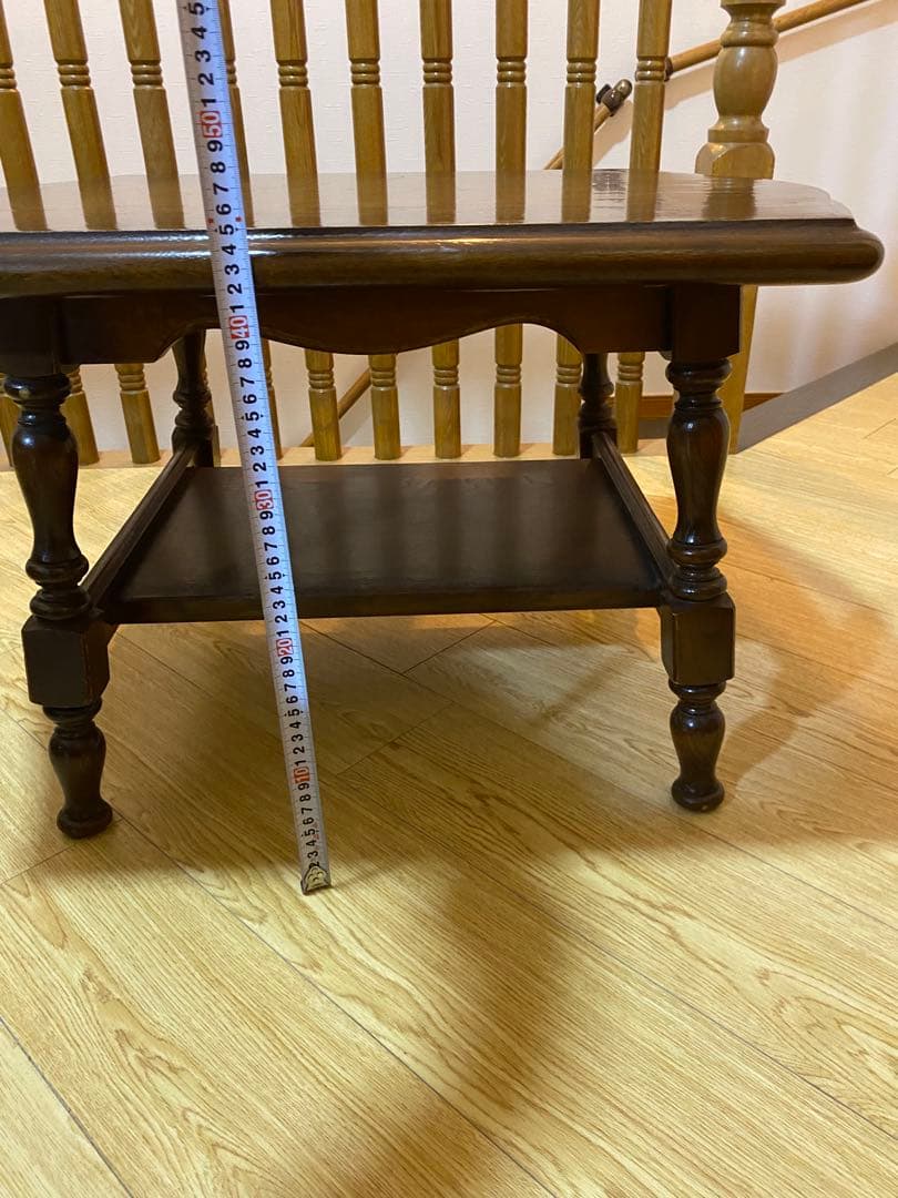 飛騨産業　ヴィンテージ サイドテーブル　ナラ　レトロ　昭和　53年製　最終価格