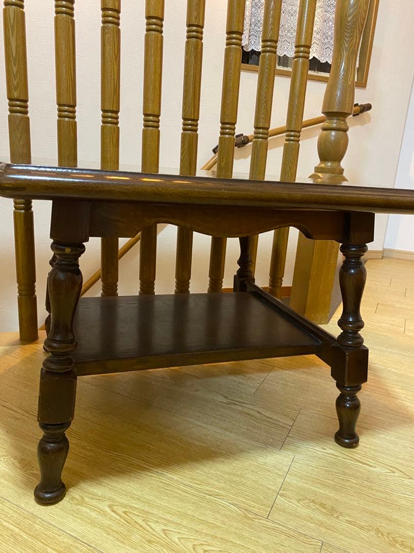 飛騨産業　ヴィンテージ サイドテーブル　ナラ　レトロ　昭和　53年製　最終価格