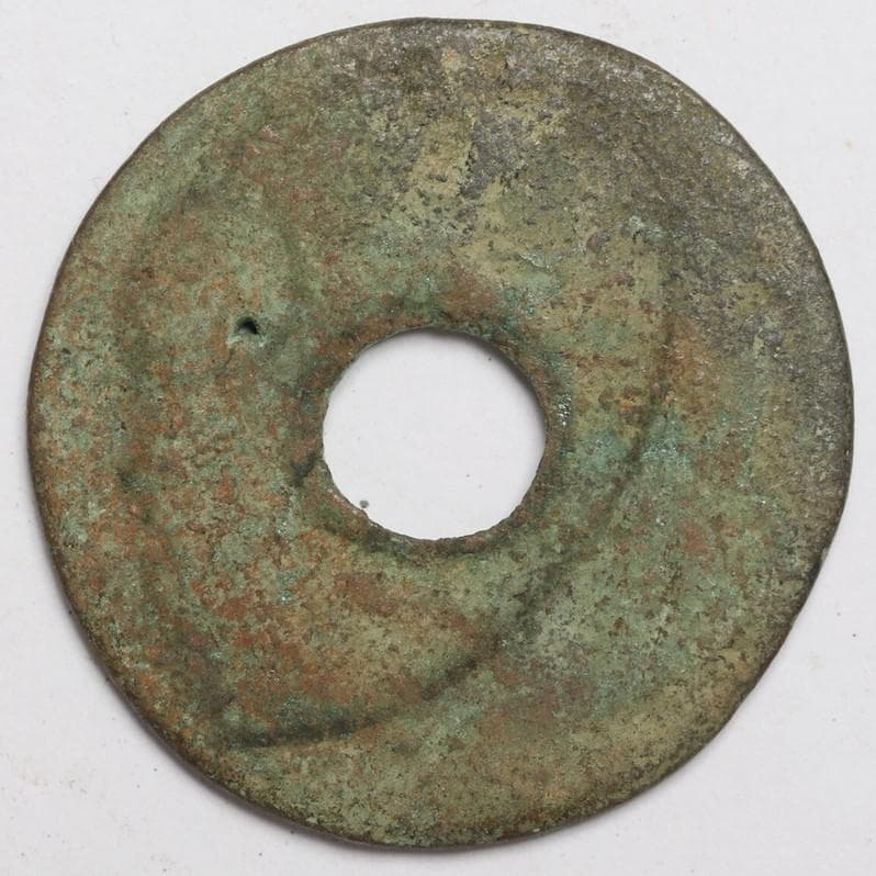 中国古錢 戰國時期 圜錢 銅貨 11.97g 34.5mm M24092803