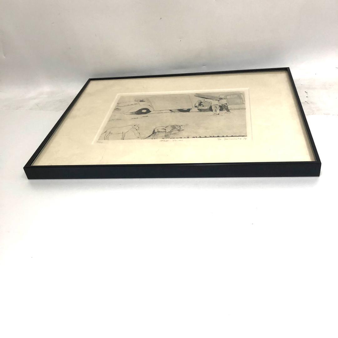 山本容子 銅版画 アートフレーム other voices SN:23/40